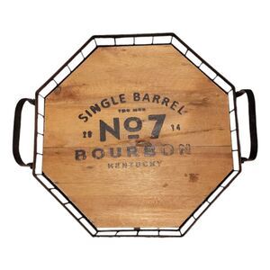 Jack Daniels Bourbon Whiskey No. 7 2014 Kentucky Single Barrel Lid Tray Sign